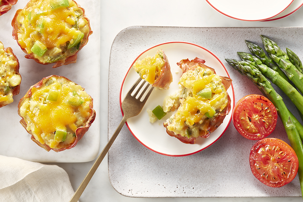Ham and Cheese Brunch Cups