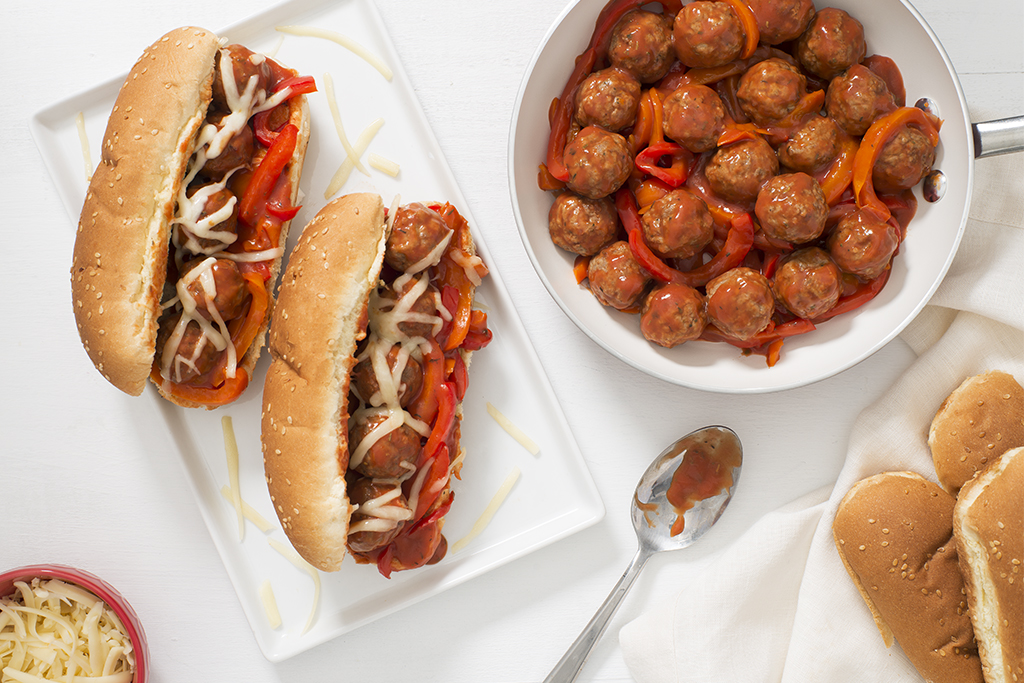 Saucy Meatball Subs