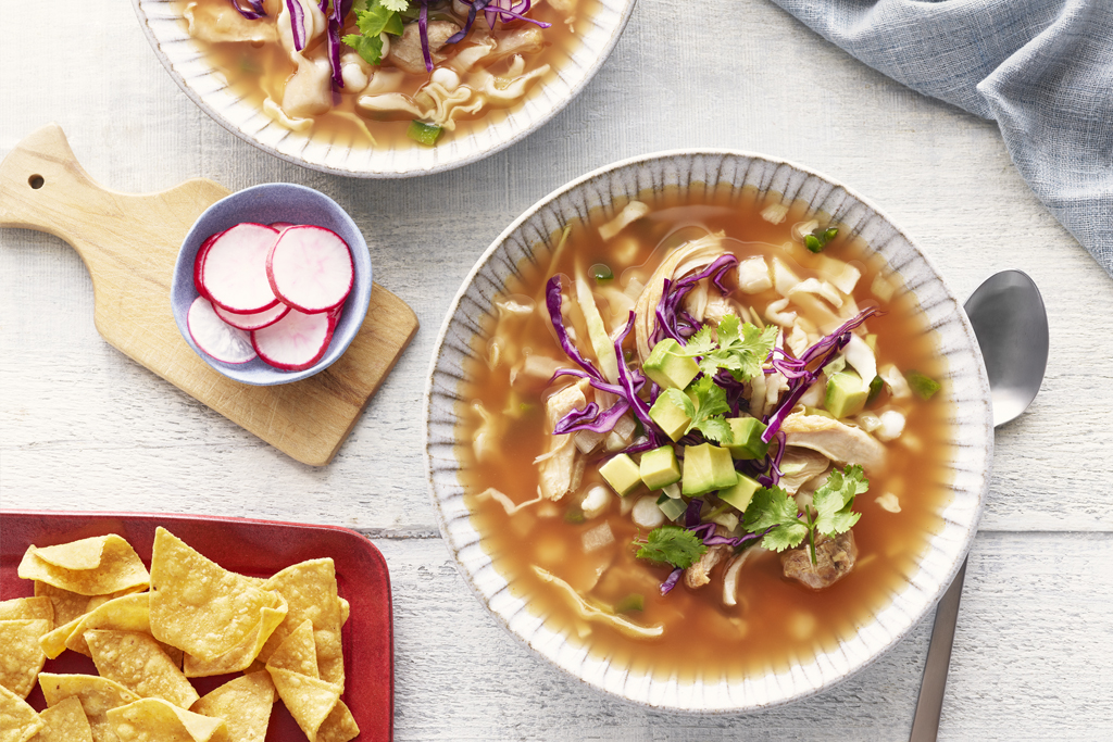 Pozole au poulet