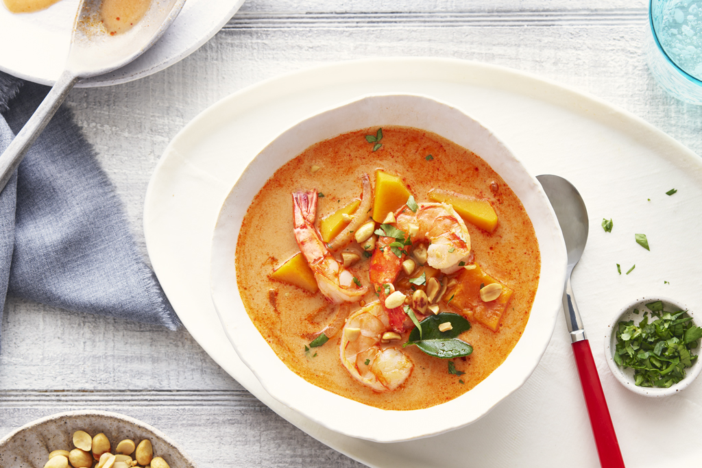 Thai Shrimp & Pumpkin Soup