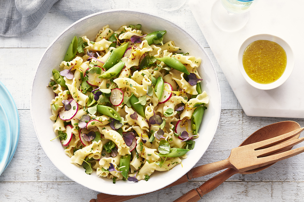 Roasted Garlic Pasta Salad with Fresh Herbs