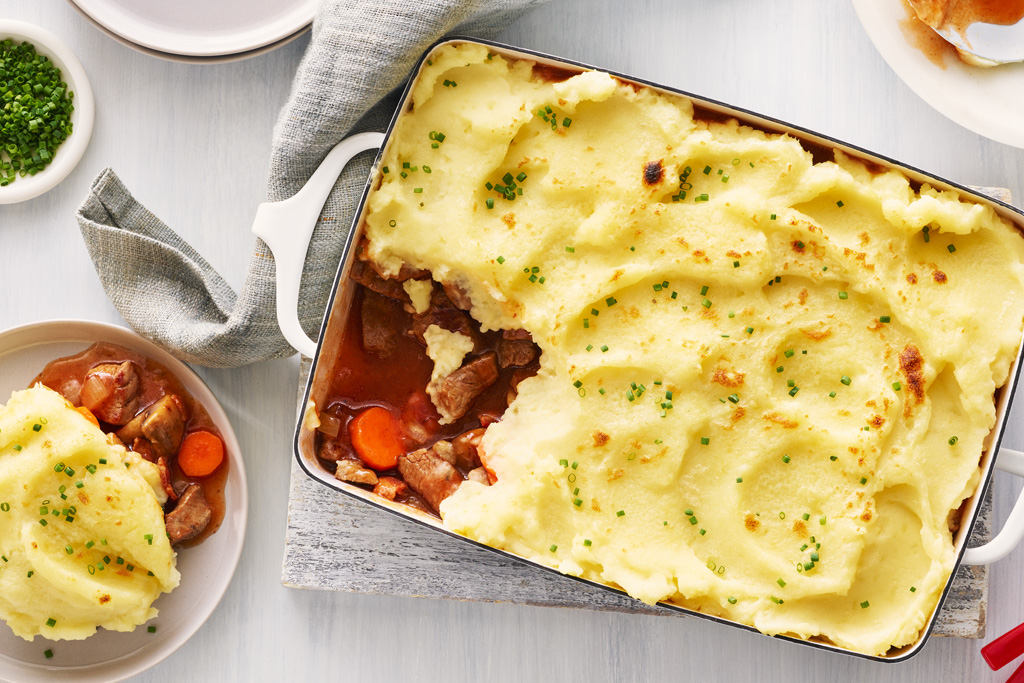 Beef Bourguignon Shepherd's Pie