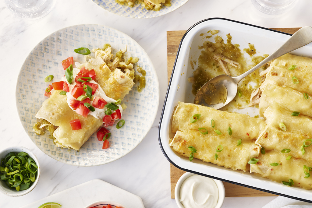 Enchiladas au poulet