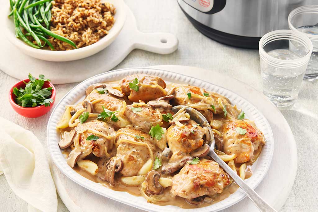 Instant Pot ® Chicken with Garlic Sauce