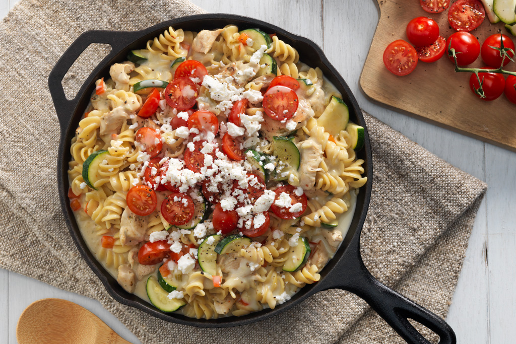 One-Pot Greek Chicken Rotini