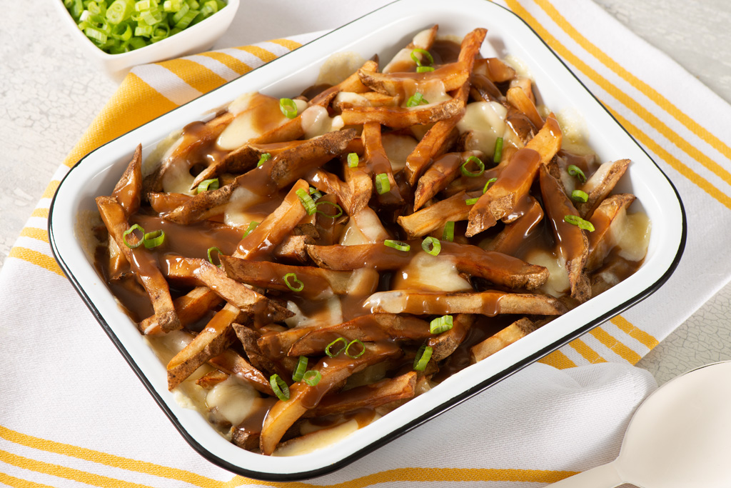 Casserole de poutine fromagée